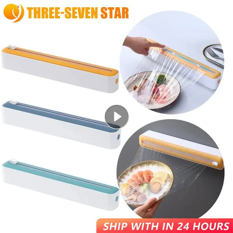 2in1 ABS Wrap Dispenser Cling Film Dispenser Plastic Wrap