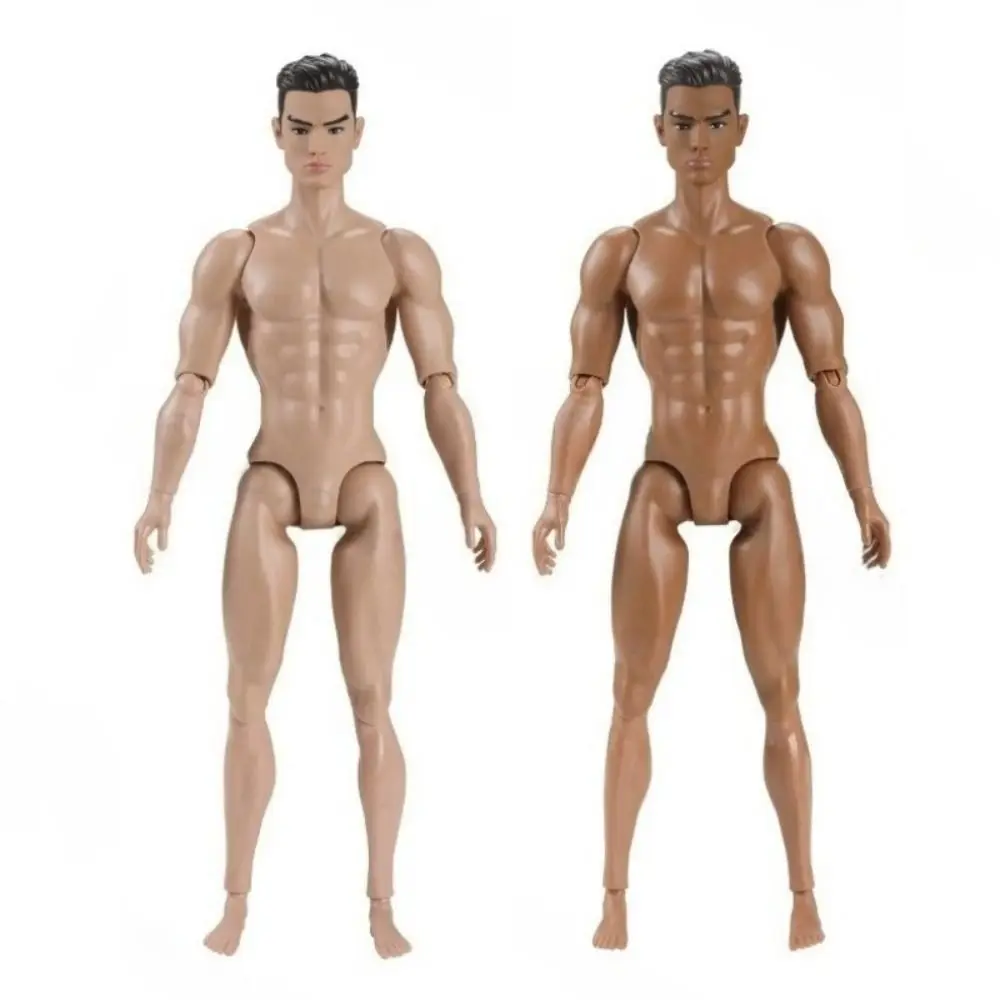 Weiß/Normal/Tan 1/6 Männliche Puppe Starker Mann 35 cm Höhe Männliches Modell 13 Gelenk Multi-Gelenke action Figur Körper DIY Spielzeug – Detail 3