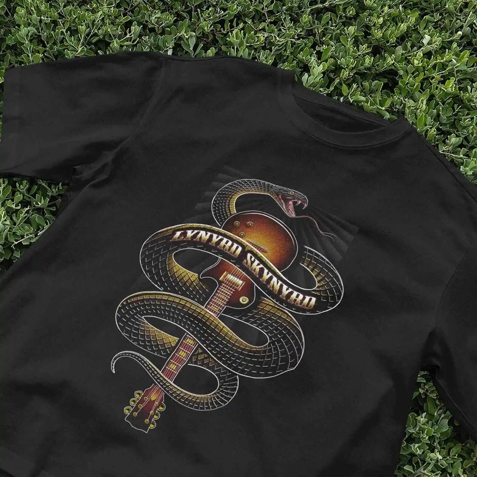 

Футболка рок-группы | Винтажная Футболка с принтом змеи | Ретро-футболка | Футболка унисекс