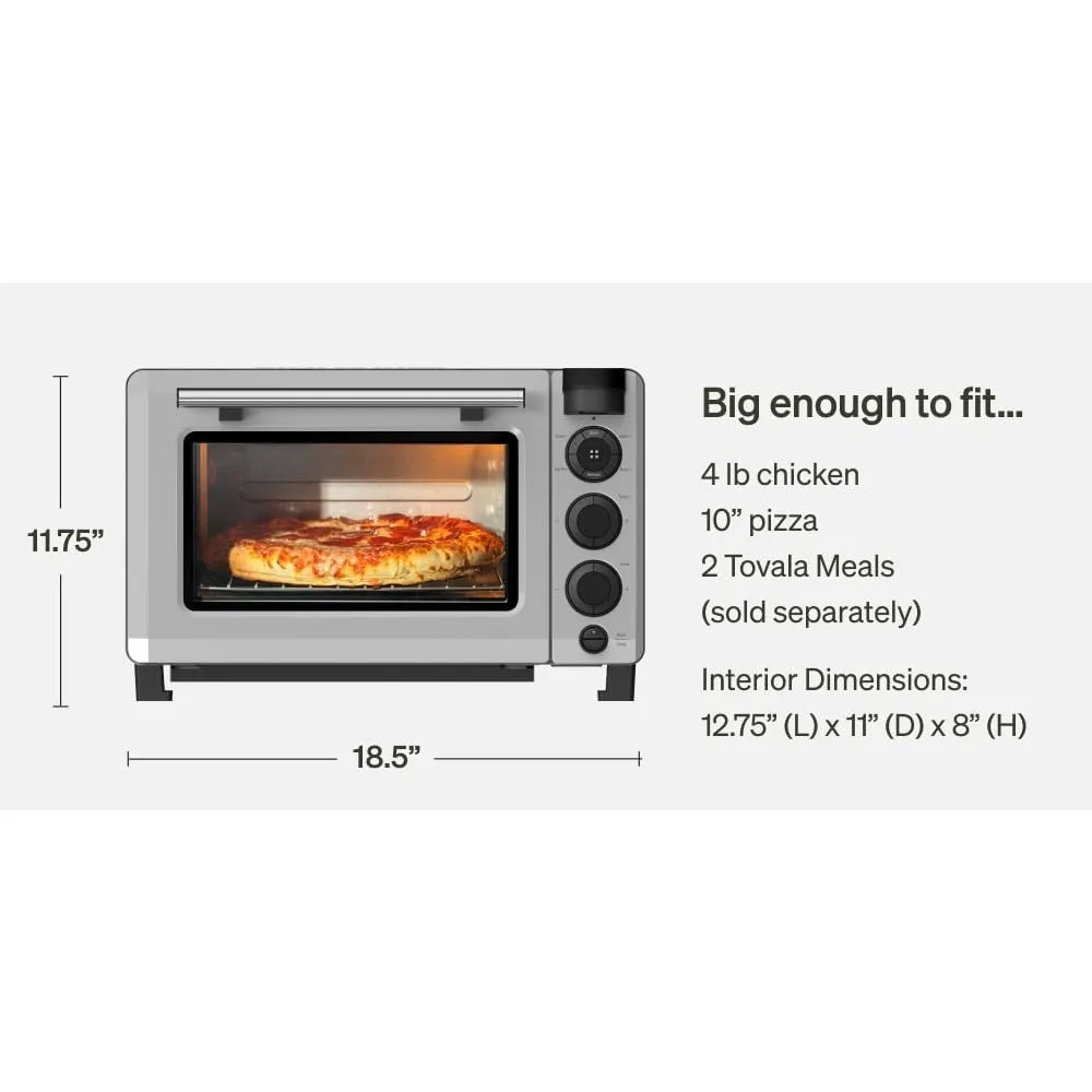 Smart Oven, 5-in-1 Air Fryer Oven Combo - Air Fry, Toast, Bake, Broil, and Reheat - Smartphone Controlled Countertop Convection 3