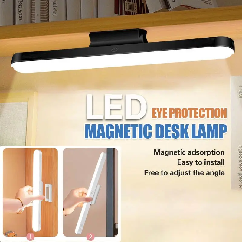 

LED Eye Protection Lamp Student Dormitory Desk USB Touch Mirror Front Lamp Magnetic Bedside Reading Lamp Cabinet Lamp Cool Lamp