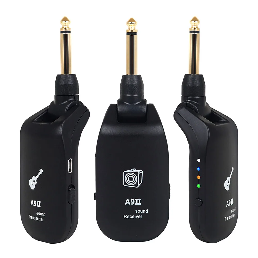 

Wireless Guitar System with High Fidelity and Anti Interference Technology Perfect for Various Audio Devices (Black)