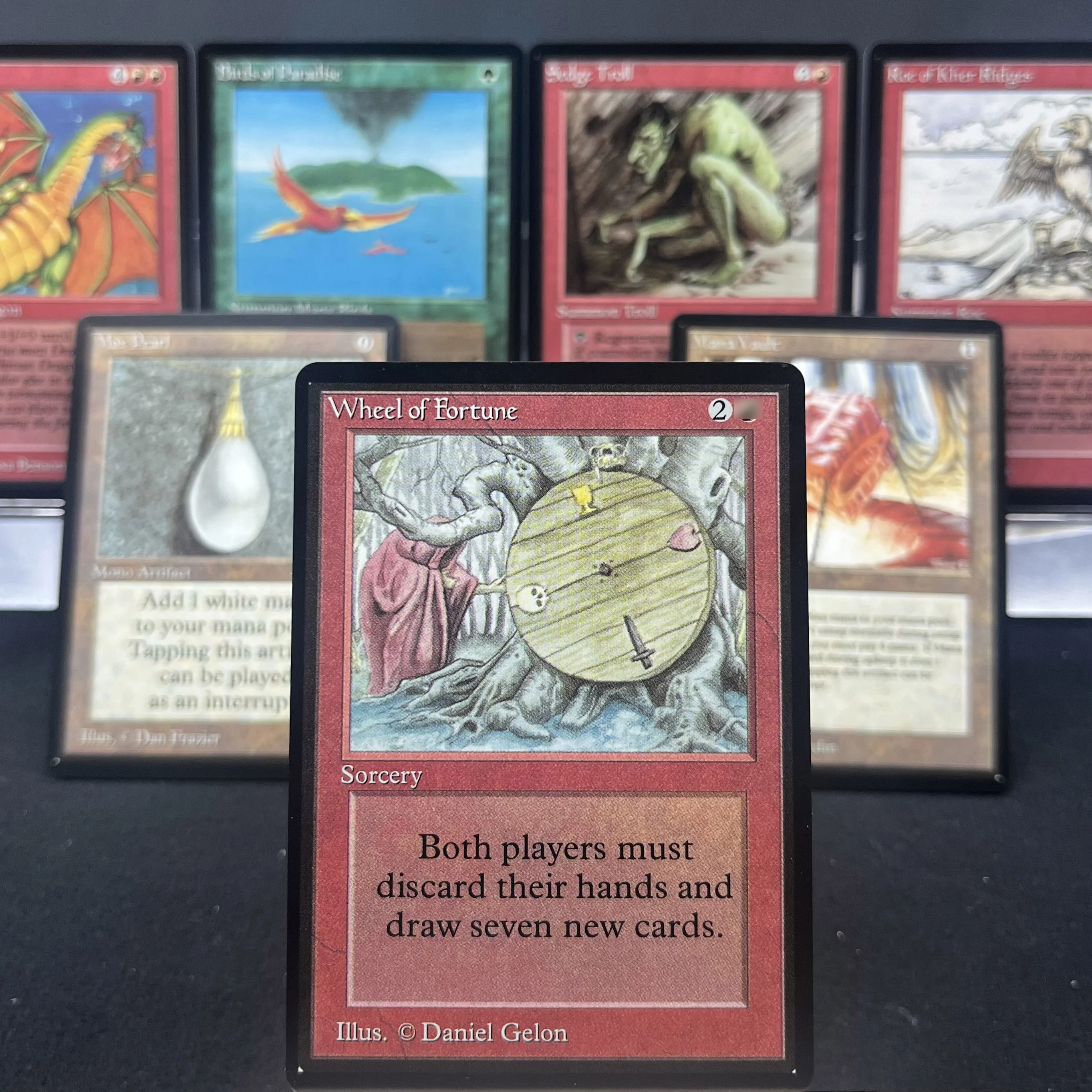 TCG Cards for Home Play Proxy Lord of the Pit Nether Shadow Dragon Whelp Word of Command Earthquake BETA NORMAL1/2-02 playing cards