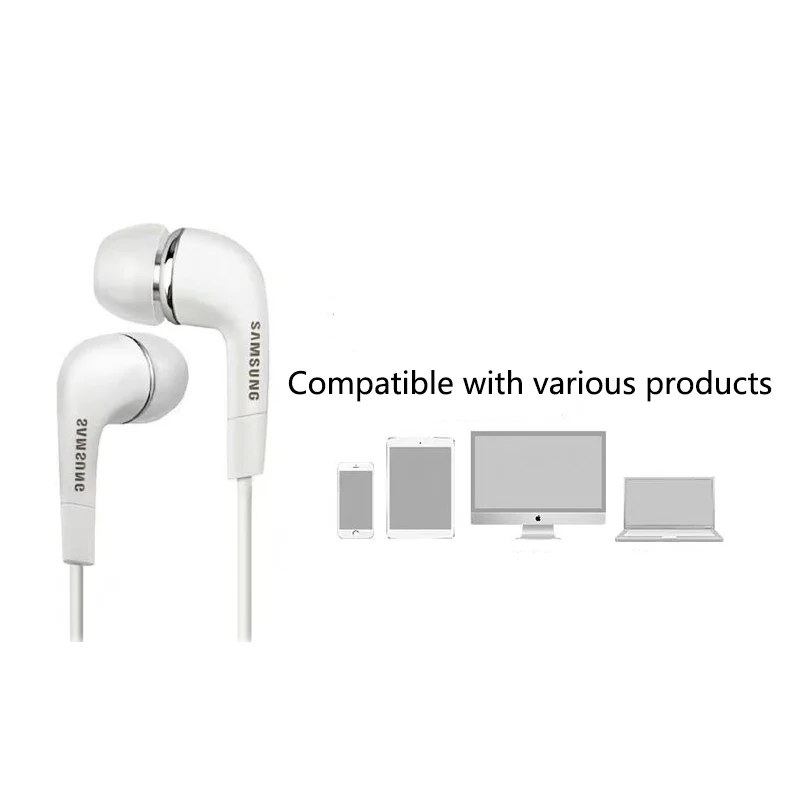 Original For Samsung EHS64 3.5mm Earphones Wired Control Mic In-Ear Headset For Galaxy S9 A32 A72 A50 A70 A41 A51 A8 A9 A10 A20 wired earphones