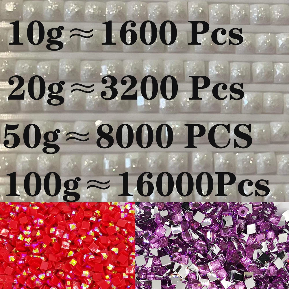 Round Fairy Dust Drills 5D Diy Diamond Painting Cross Stitch Embroidery Rhinestones Shiny 5D Mosaic Colorful Mosaic Fairy Stone diamond painting diamond painting accessories embroidery rhinestones
