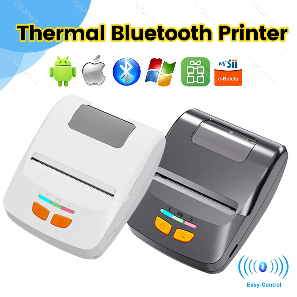 80mm WiFi Bluetooth Thermal Printer 3inch mini impresora portatil Bill  Receipt Ticket Printing Free APP Loyverse for Android iOS - AliExpress