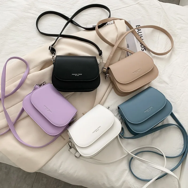 

Saddle bag female crossbody bag bag new fashion girl summer simple fashion trend western one-shoulder bag female