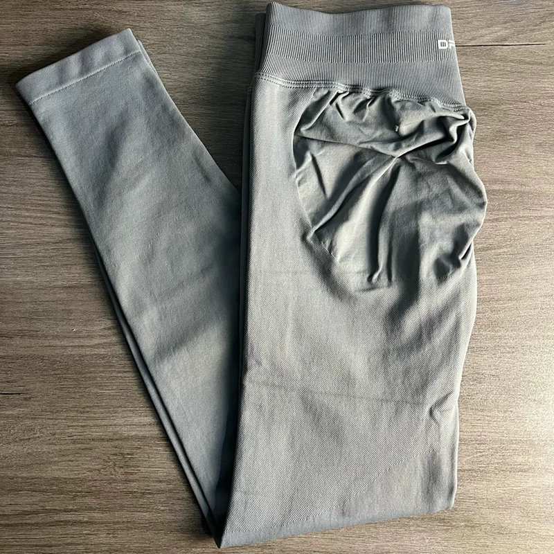 Impact Leggings Women Curl Up Seamless Yoga Pants High Quality Leggings Low Ribbed Fitness Pants High Stretch Fitness Leggings 4