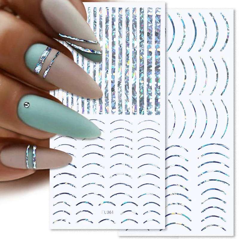 3d Nail Art Stickers Neon Curve Stripe Lines Tips Decals Self Adhesive  Striping Transfer Tape Nail Foil Diy Manicure Accessories - Stickers &  Decals - AliExpress