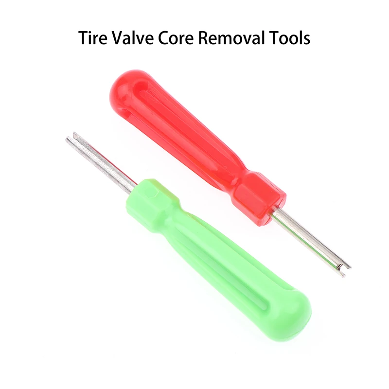 

Tire Valve Core Removal Tools Wrench Plastic Handle Iron Plated Wrench Core Tire Repair Hand Tool For Car Bike Bicycle Motorcycl