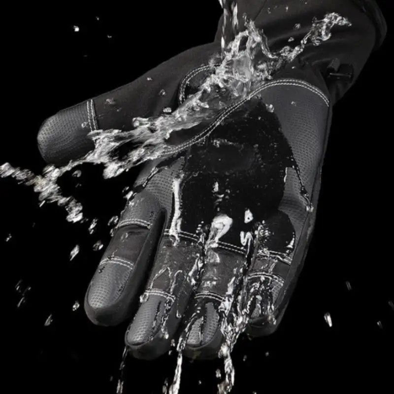 Winter Fishing Gloves Leak Two Fingers Sports Touch Screen Warm Padded Gloves Waterproof Cycling For Men And Women