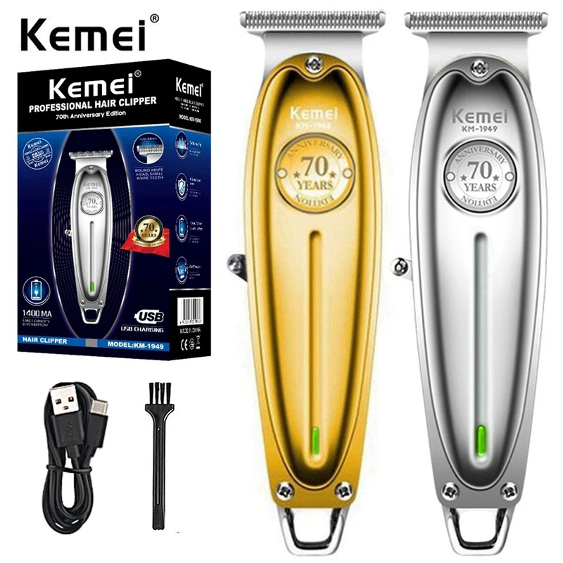 

Kemei Electric Hair Clipper Full Metal trimmer for Men Beard Hair Clipper Men Hair Cutting Machine Barber Professional KM-1949
