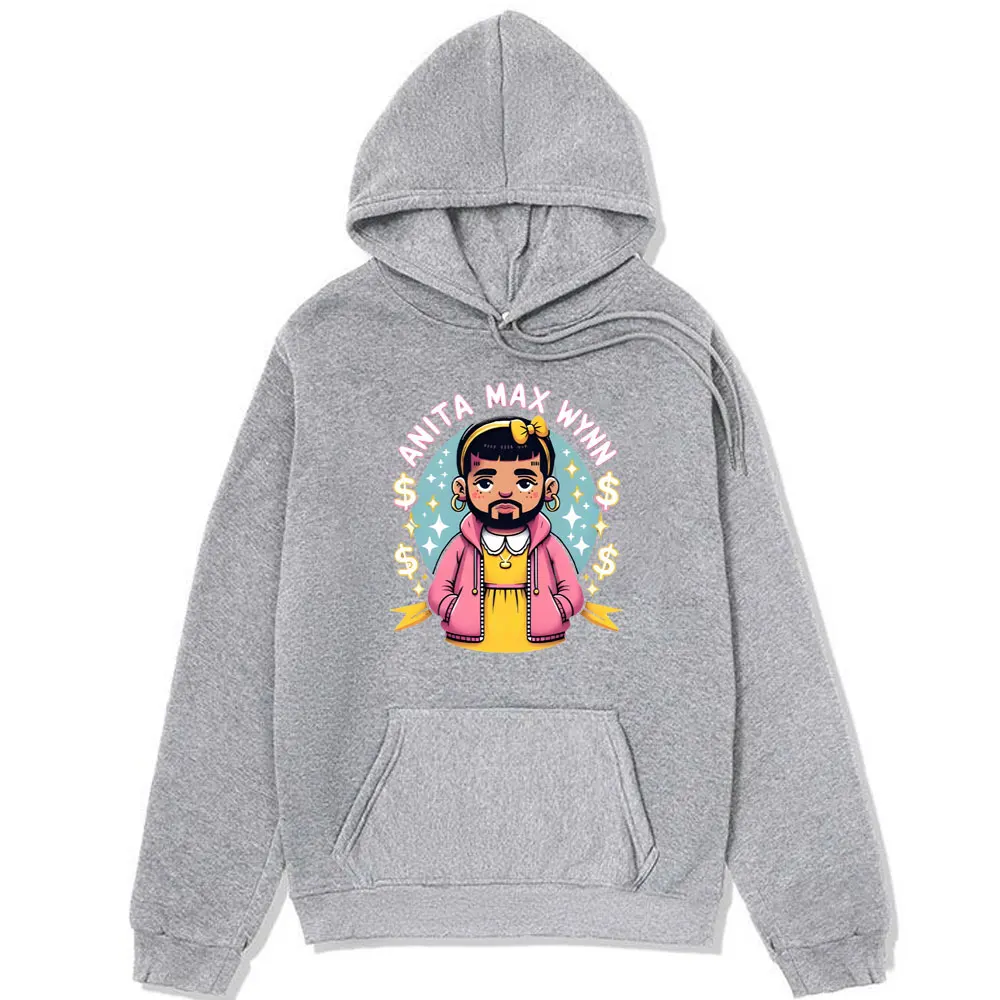Rapper Funny Anita Max Wynn Cool Meme Print Hoodie Men Women's Fashion Tracksuit Sweatshirts Oversized Long Sleeve Hoodies Male