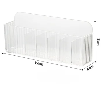 1 ชิ้น - กล่องเก็บของติดผนังอเนกประสงค์ - เหมาะสำหรับจัดเก็บยาประจำวัน เครื่องสำอาง ลิปสติก ฯลฯ 7