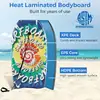 Lightweight Body Board Boogie Board with EPS Core XPE Deck HDPE Bottom Multicolor4-S