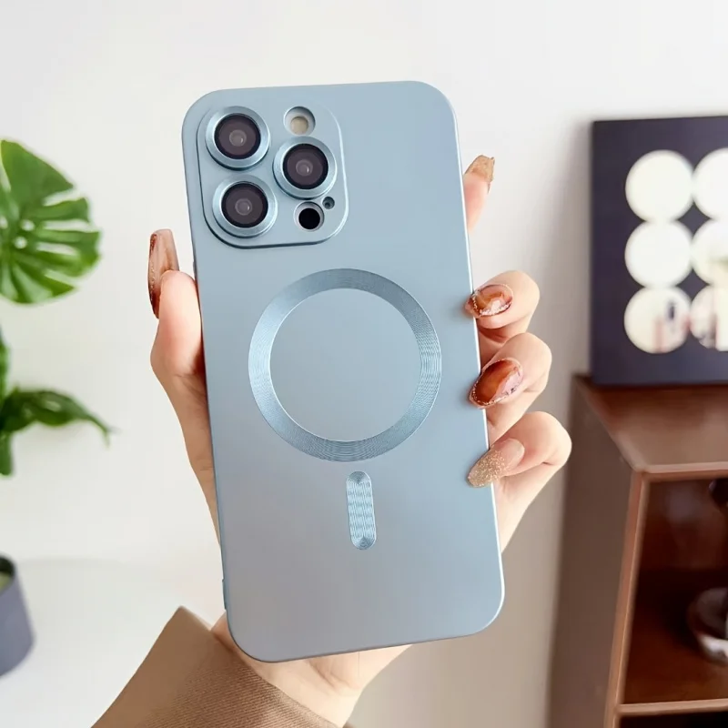 Magnetic Metallic Camera Lens Protector For Iphone Pro Max Series_voghion.com