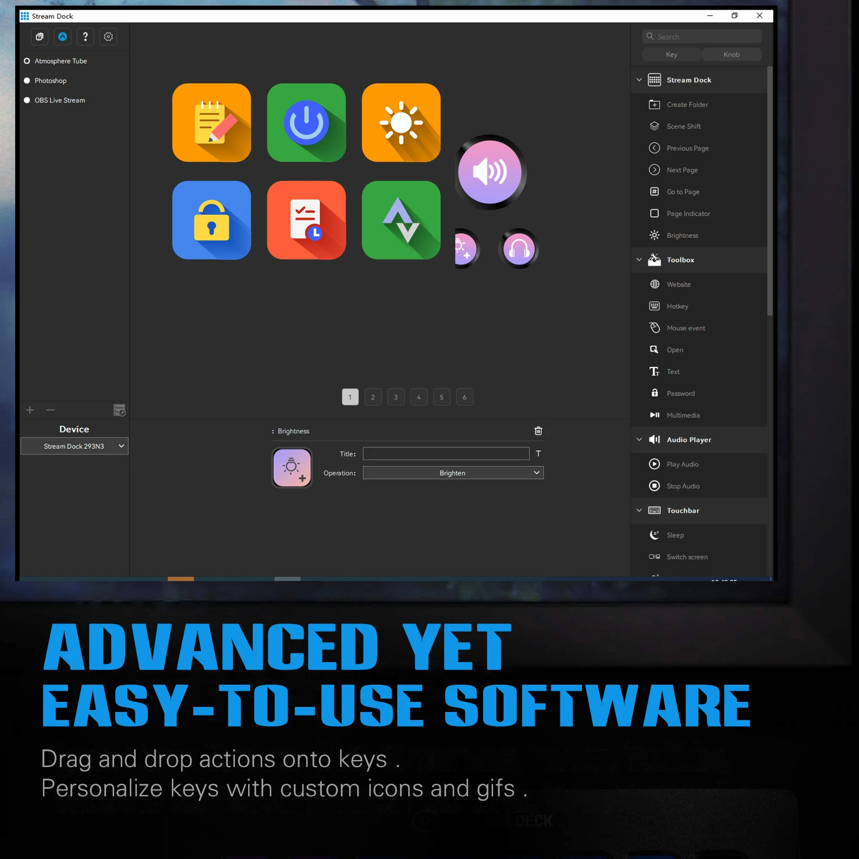 Mirabox N3 StreamDeckストリームデッキ グローバルバージョン Mirabox N3 StreamDeck Global Version Stream Deck LCD Live