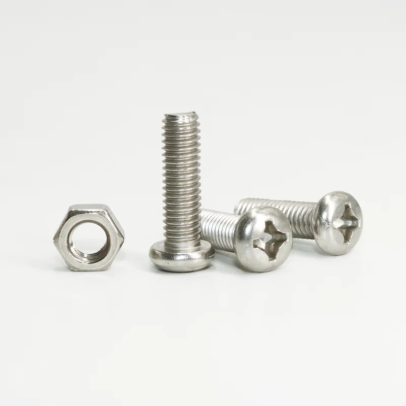 Little Screw Stainless Steel Glasses Watch Game Machine Screws Phillips Cross Round Head M1 M2 M3 Mini Motherboard CPU Nuts Bolt