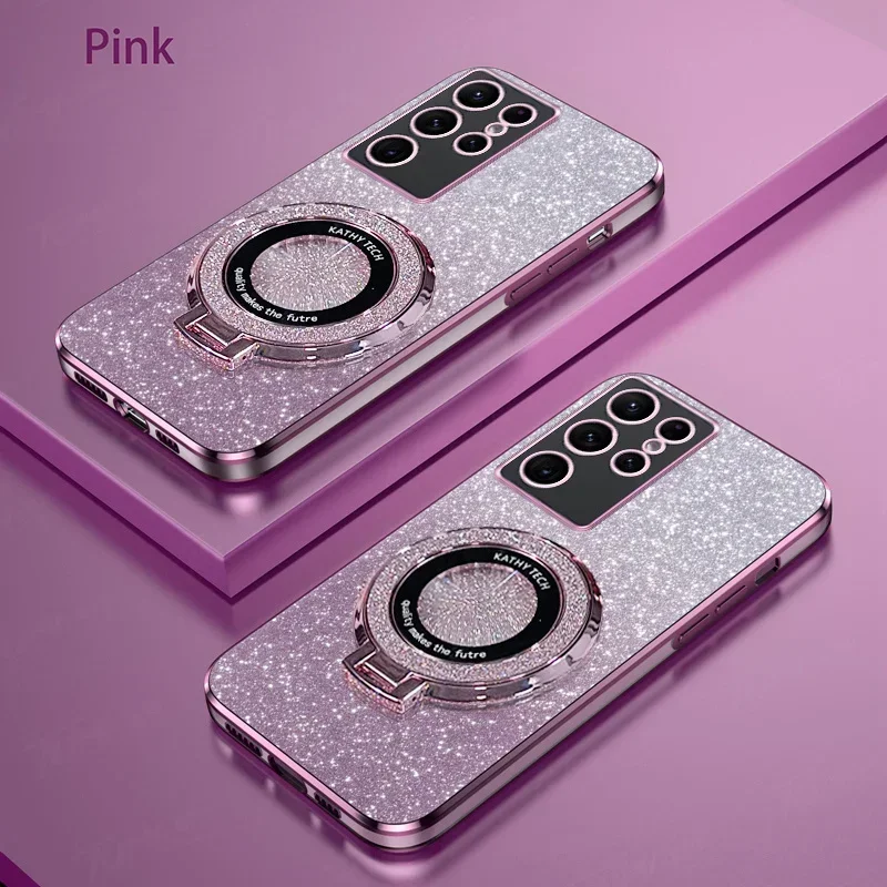 Enhanced Plating Holder Protective Phone Case Cover