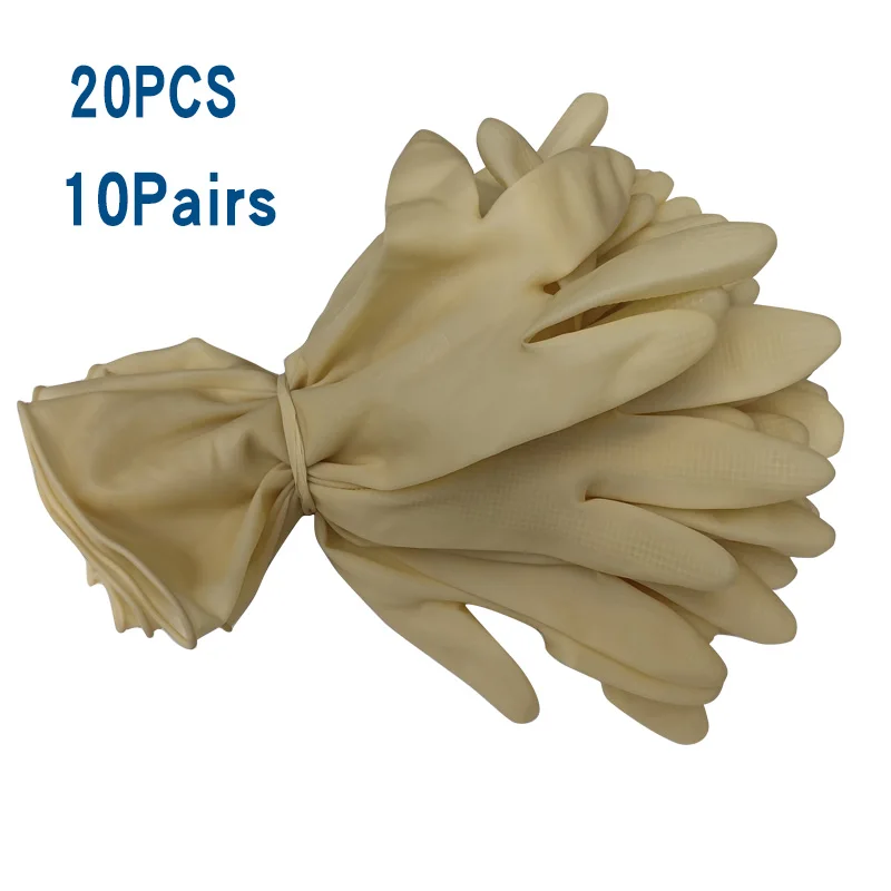 10Pairs Flexible Waterproof Dishwashing  Impervious Durable Kitchen Clean Tools Acid and Alkali Resistant Rubber Gloves 5