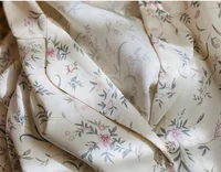 Women Two Pieces Spring Pajamas Suits Flower Print Long Sleeve Casual Pijama Turn Down Collar Tops With Pants Satin Pajamas - Image 5