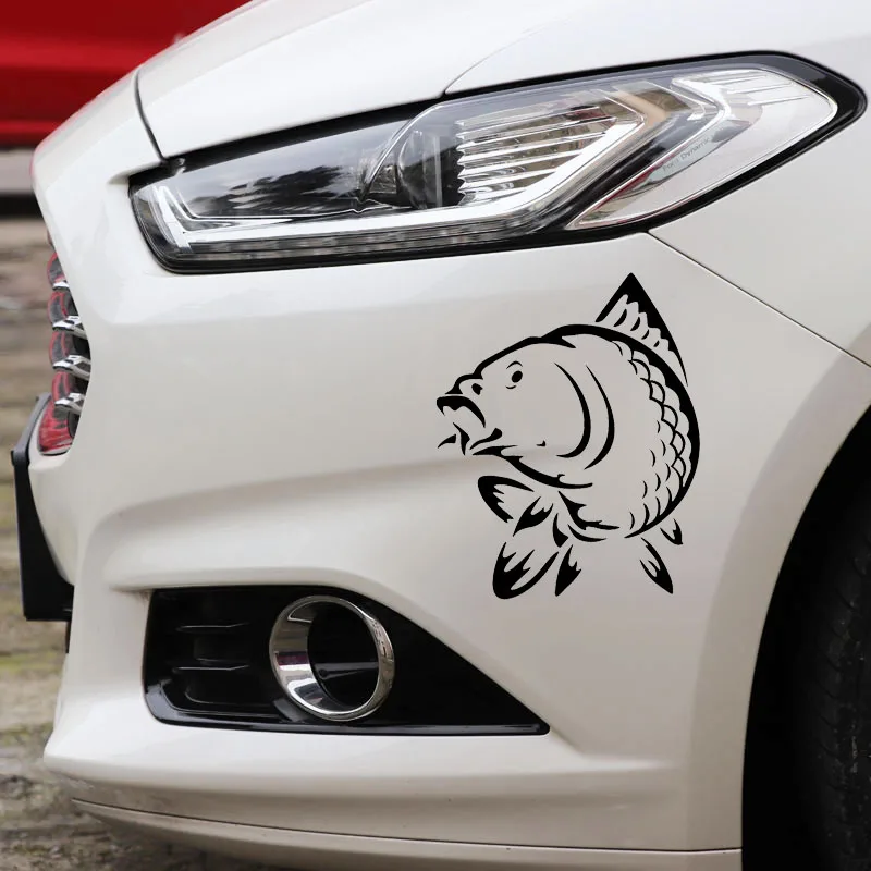 Car Sticker 30041# Various Sizes CARP Fishing car Sticker Waterproof car  Decal Vinyl Stickers on car Truck Bumper Rear Window Laptop