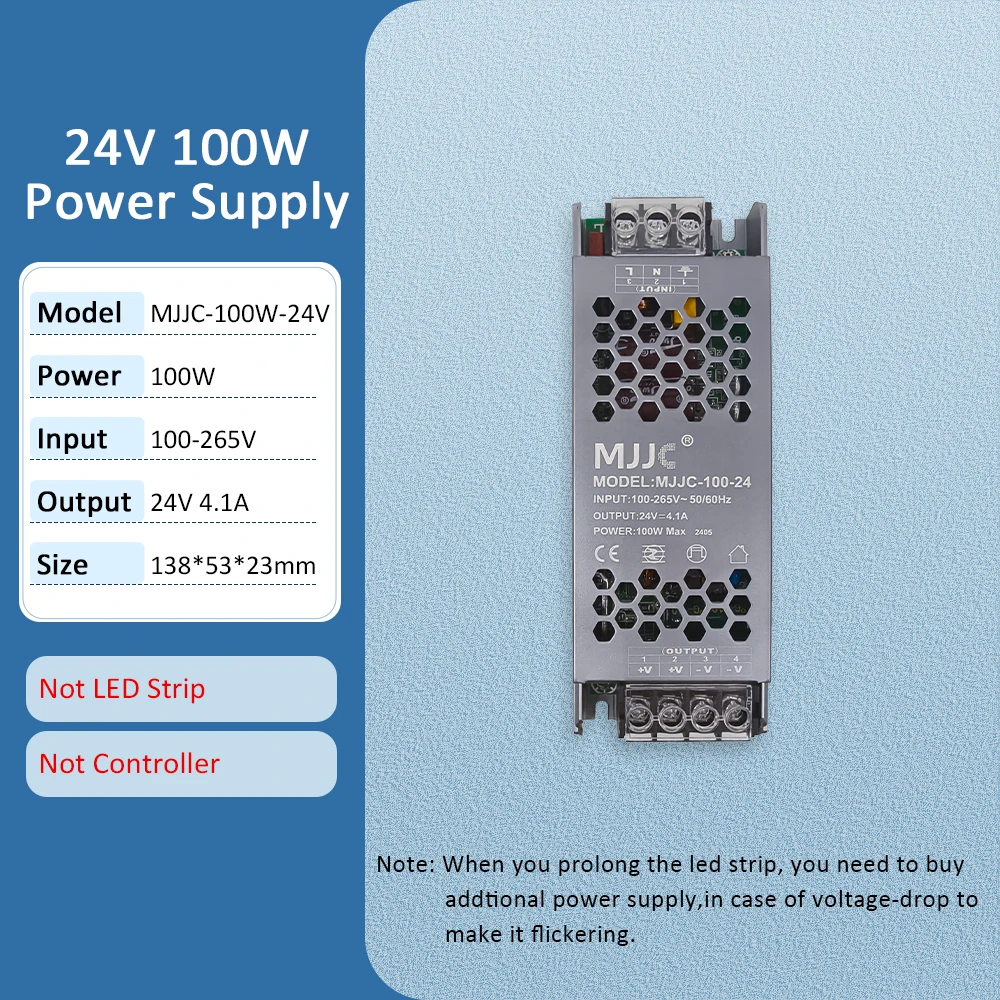 24V 100W Power Only