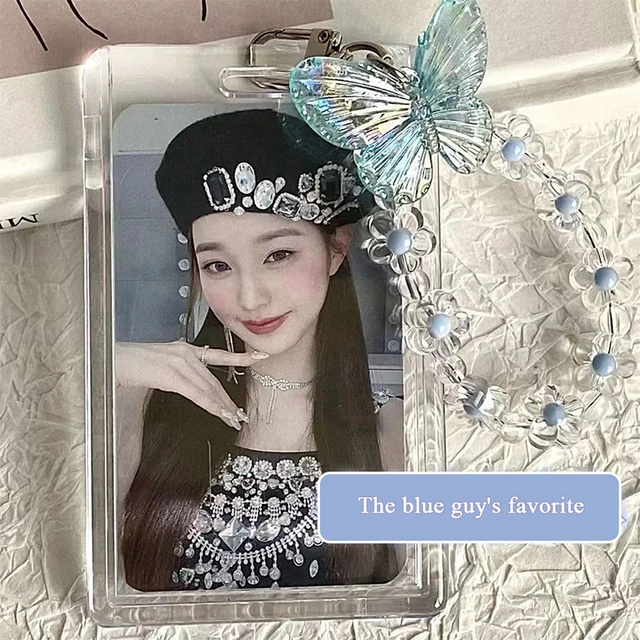 Introducing the Kpop Crystal Butterfly Photocard Holder: Protecting Memories in Style