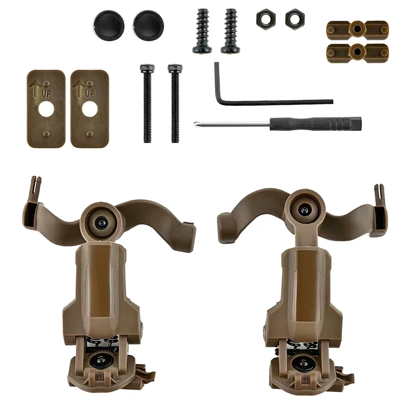 Tactical Headset Helmet Rail Mounting Bracket For EARMOR M31/M32 Tactical Headsets tactical headset tactical headset bracket