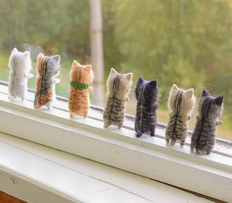 Craft Your Own Cat Needle Felt Kit