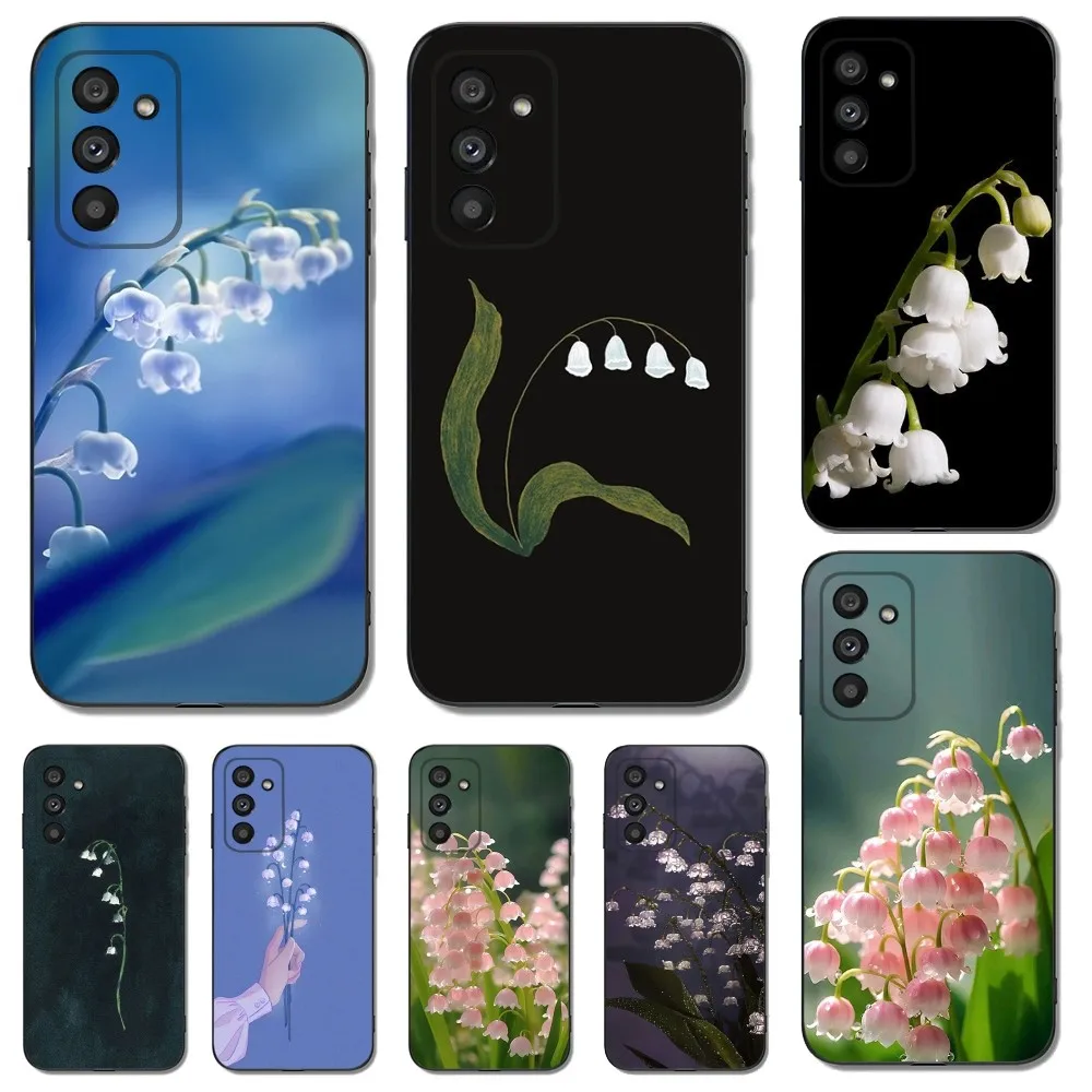 Custodia Per Telefono Lily Of The Valley Flower Per Samsungs23,S22,S21,S20 Ultra Pro S10,S30Plus,20 Cover Ultra Nera