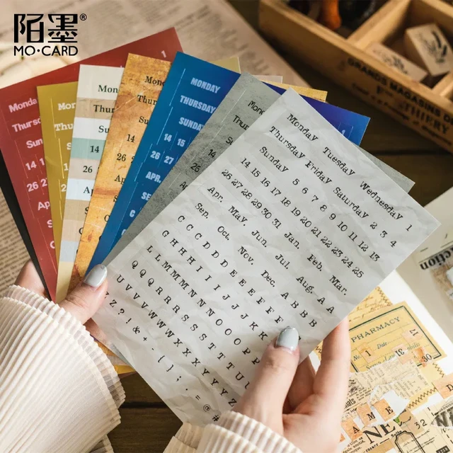 8 Sheet Quote Stickers for Journaling Transparent Scrapbook Stickers for  Scrapbooking Supplies Words Phrases Journal Stickers - AliExpress