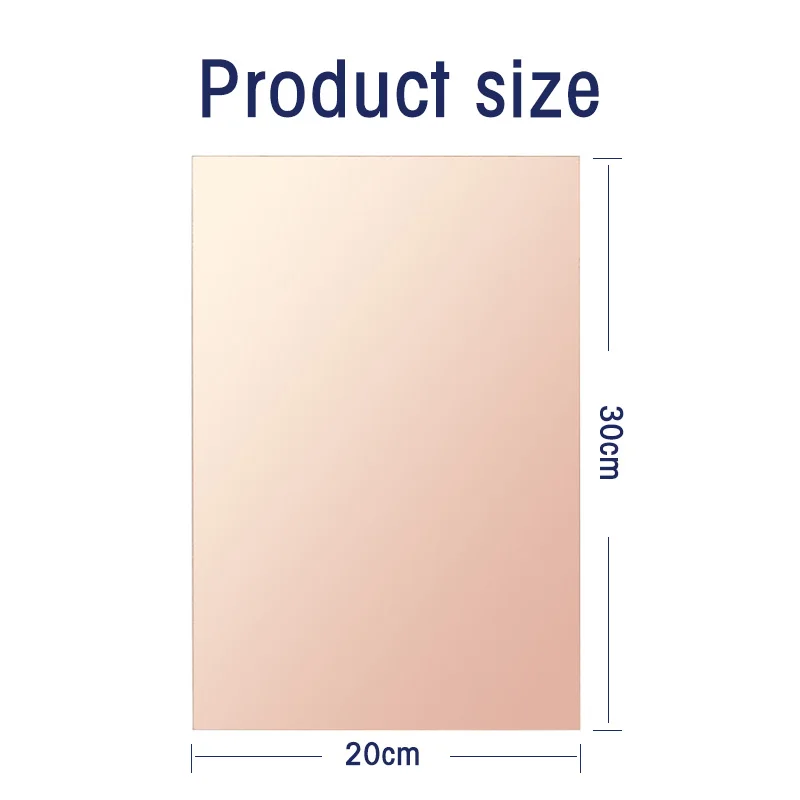 PCB 보드 FR4 구리 클래드 단면 프로토타입 라미네이트 회로 기판 7x10/10x15/15x20/20x30CM DIY 전자 프로젝트용