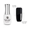 BOZLIN 15ML Super Shiny Top Coat Nail Art Gel Varnish Semi Permanent Soak Off  No Wipe UV Gel Varnish Shining Clear Top Coat 2
