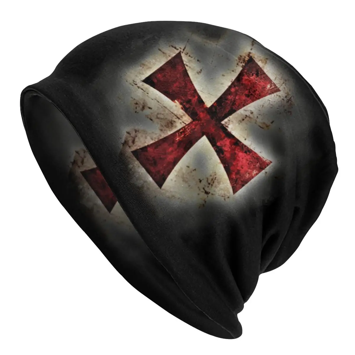 

Vintage Medieval Knights Templars Cross Beanie Bonnet Knitting Hat Men Women Unisex Adult Warm Winter Skullies Beanies Caps