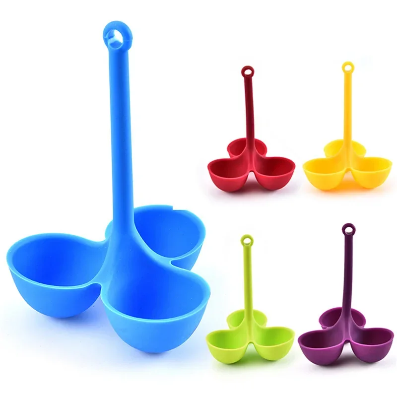 Silicone Five Holes Steam Egg Rack Multifunctional Pot Steamer Tray Eggs Poached Holder Stand Cooking Utensils Kitchen Gadget steam egg rack