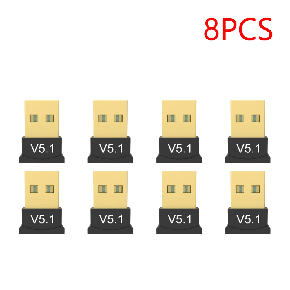 thumbnail image 1 of 5-50PCS Adaptador USB Bluetooth 5.1 Dongle USB Transmisor manos libres inalámbrico Receptor de audio para computadora PC Laptop, 1 of 5
