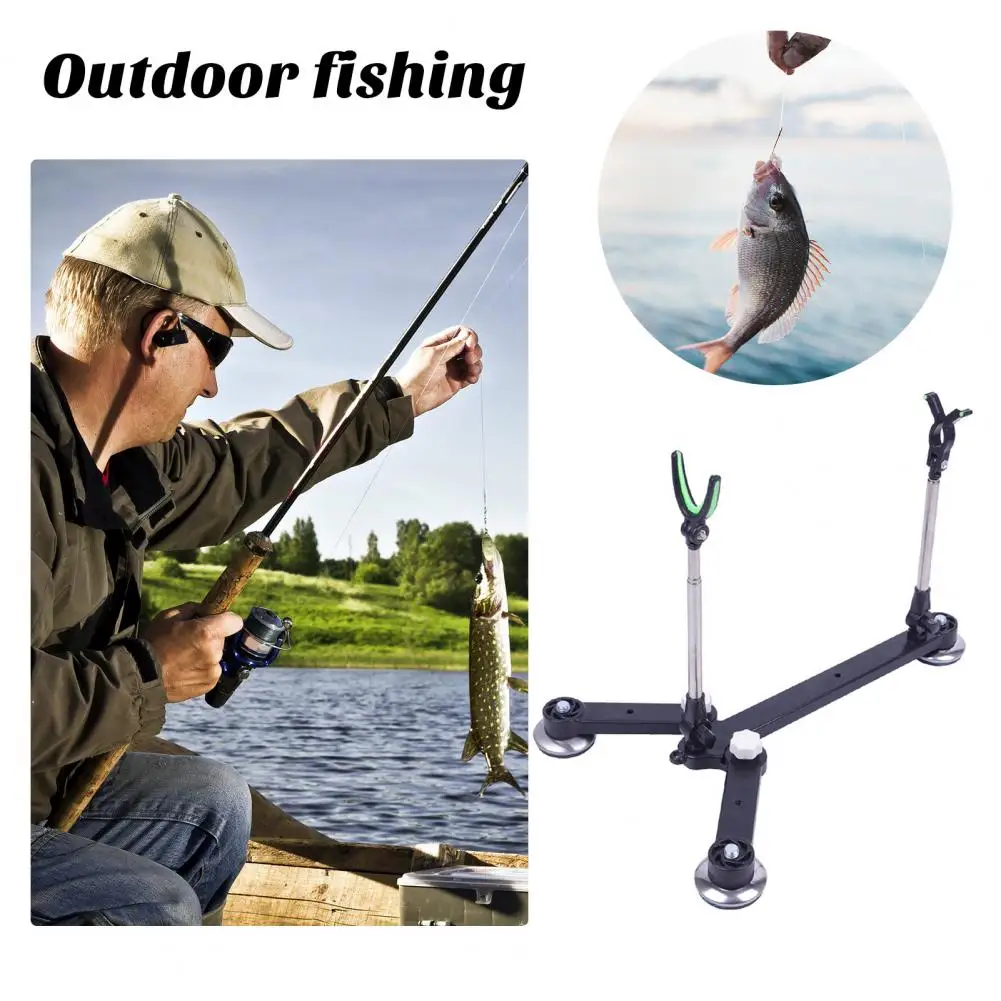 

1 Set Fishing Rod Holder High Stability Adjustable Fishing Pole Support Bracket with Y-Shaped Head Outdoor Ice Fishing Equipment