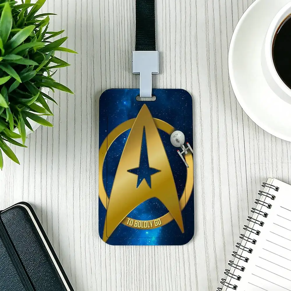 TV S-Star Trek Halsband-Lanyard Kartenhalter ID-Bus-Kartenhülle Ausweishalter Passband Schlüsselband Geschenke Schlüsselzubehör – Detail 4