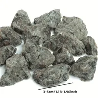 Cristaux de Yooperlite non raffinés, Pierre brute de Yooperlite, Pierres naturelles flamboyantes, Syénite avec Sodalite fluorescente 5