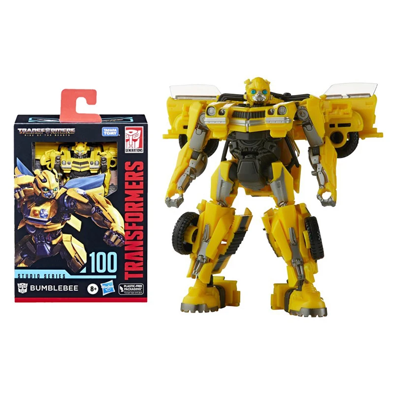 

Original Transformers Toys Studio Series 100 Voyager Class Bumblebee 4.5-Inch Action Figure Model Collectible Toy Birthday Gift