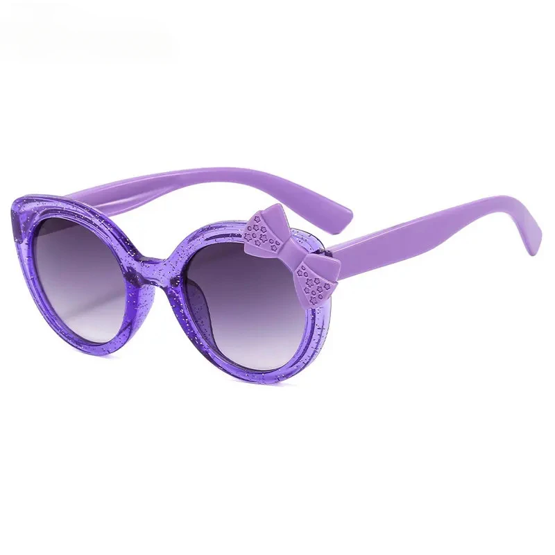 Children Sunglasses Kids Sunglasses Bowknot Lovely Cat Eye Children Sunglasses Personality Sun Glasses Kids Cute Baby Eyewear Trend Girls Boy Eyeglasses