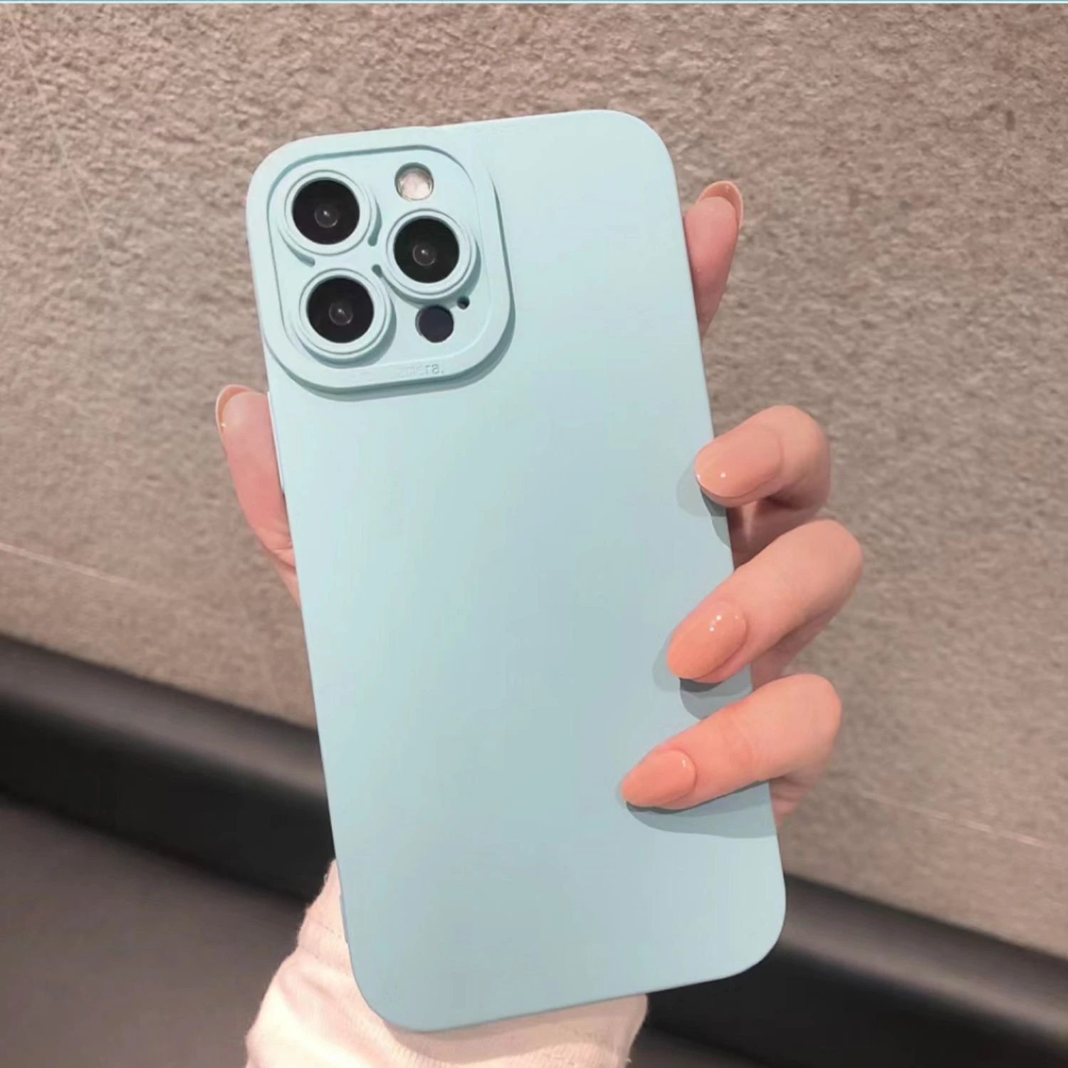 Deluxe Soft Liquid Silicone Purple Phone Case - Shockproof Cover