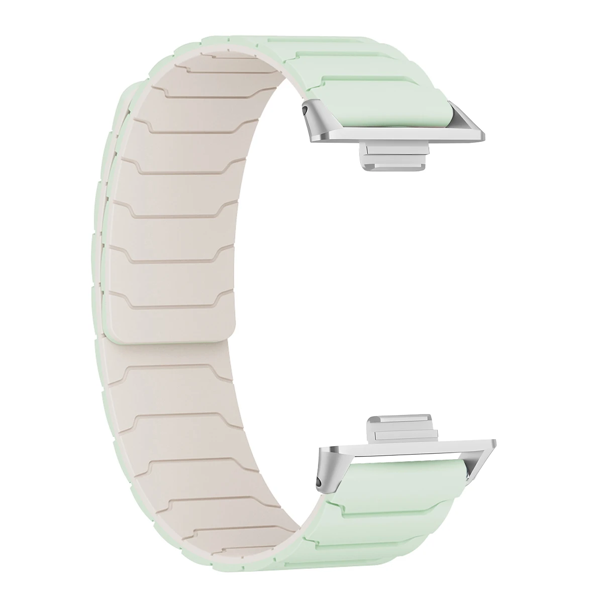 ตัวเลือกสินค้า สายซิลิโคนแม่เหล็กสำหรับ Mi Band 9 Pro 8 Pro รัดข้อมือระบายอากาศได้