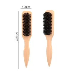 Premium Wooden Paddle Brush for Detangling and Scalp Massage (YELLOW)