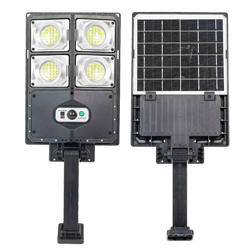 New Solar Double Row Street Light Integrated Induction Garden Light Street Stall Night Market New Rural Outdoor LED Lighting Hot 6