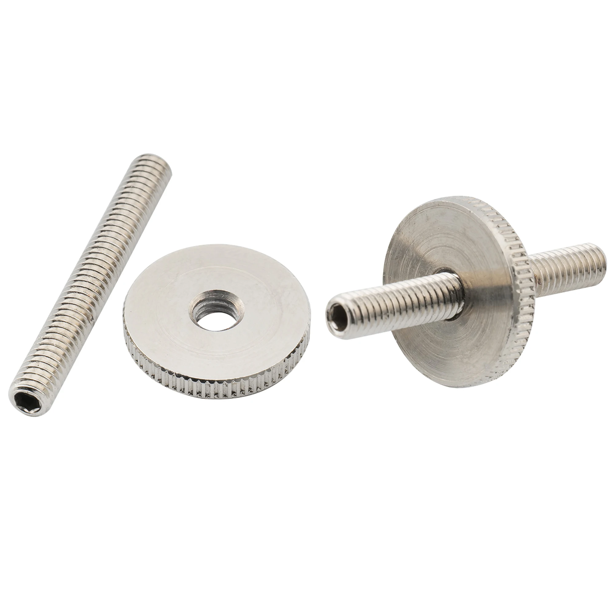 Musiclily Pro Metric Size ABR-1 Style Tune-o-matic Bridge M4 Montagepfosten- und Daumenrad-Set für Epiphone LP-Gitarre (2er-Set) – Detail 4