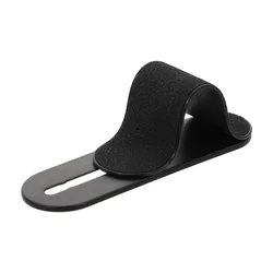 Universal Finger Strap Phone Ring Holder and Stand - Secure Mobile Grip (Black)