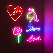 

Custom Neon Sign Light DIY Private LED Night Lamp Bulbs Shop Logo Pub Store Club Game Room Wall Decor Billboard Advertisement