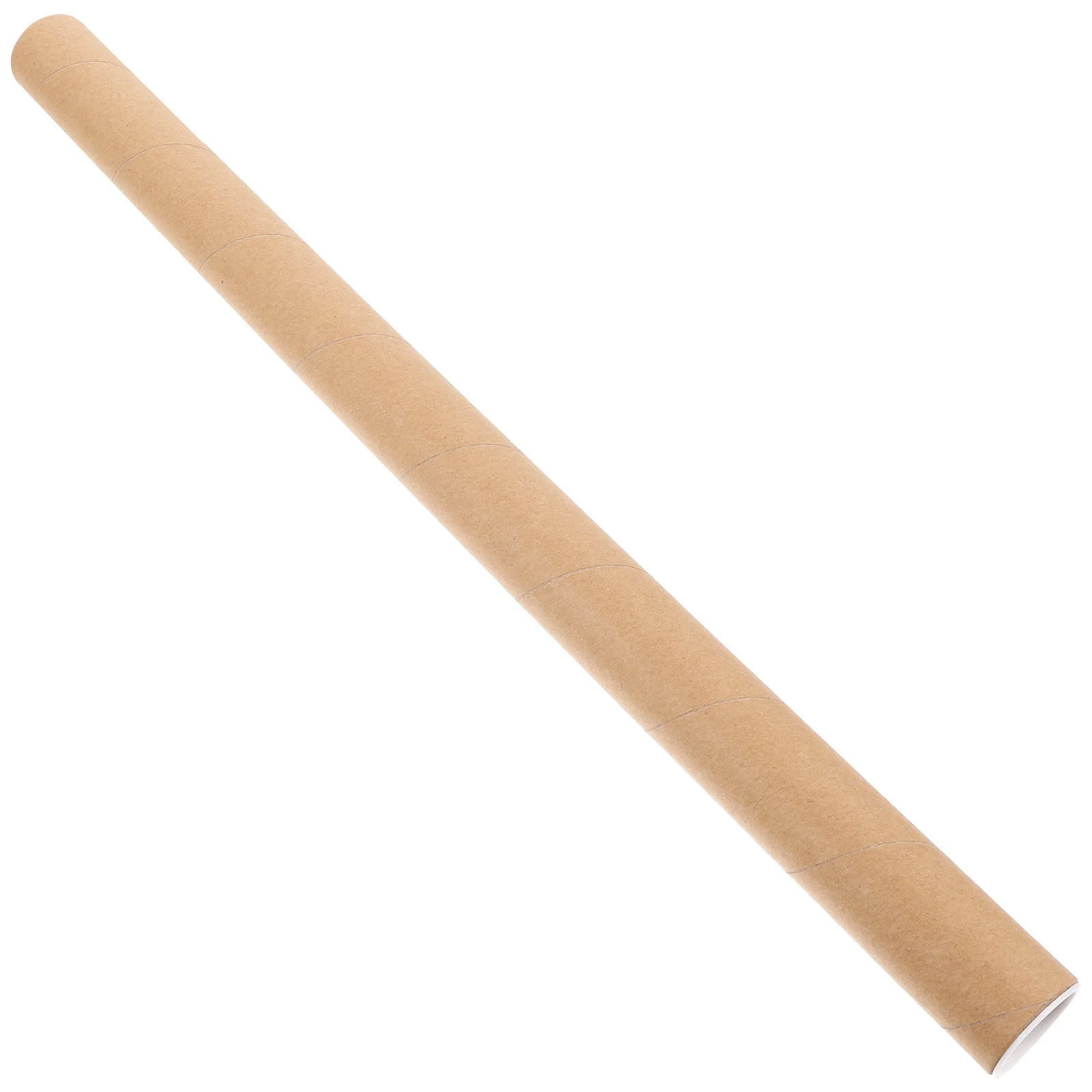 Carton Packaging Artwork Tube Poster Holder Paper Portable Storage Kraft Mailing Tubes Prints Wrapping Supply for Pipe